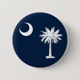 vlag van South Carolina Ronde Button 5,7 Cm