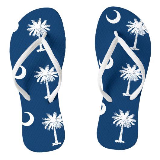 vlag van South Carolina Teenslippers (Voetbed)