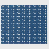 Vlag van South Carolina Tiled Pattern Cadeaupapier (Vlak)
