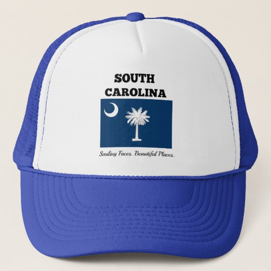 Vlag van South Carolina Trucker Pet (Voorkant)