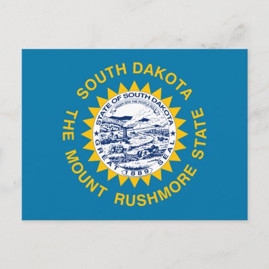 Vlag van South Dakota Briefkaart (Voorkant)