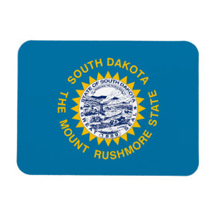 Vlag van South Dakota Magneet