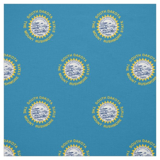 Vlag van South Dakota Stof (Swatch)