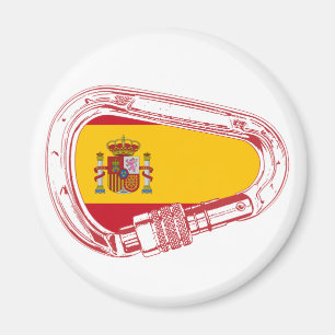 Vlag van Spaanse Carabiner Magneet