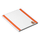 vlag van Spaanse strepen Notitieblok (Schuin)