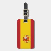 Vlag van Spanje Bagagelabel (Voorkant verticaal)