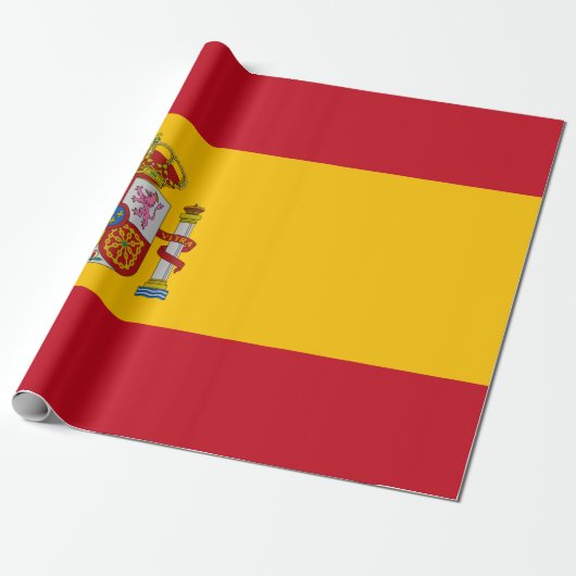 vlag van Spanje - Bandera de Espana Cadeaupapier (Uitgerold)
