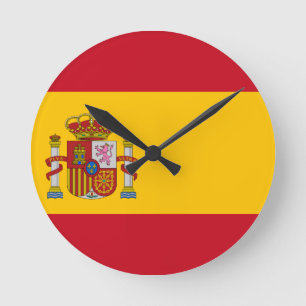 Vlag van Spanje - Bandera de España - Spaanse vla Ronde Klok