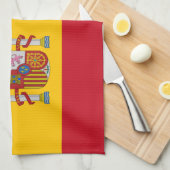vlag van Spanje - Bandera de Espana Theedoek (Quarter Fold)