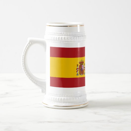 Vlag van Spanje Bierpul (Links)