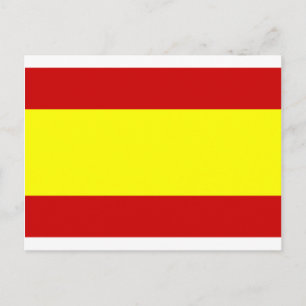 Vlag van Spanje Briefkaart