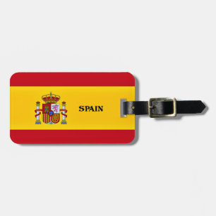 Vlag van Spanje Briefkaart Bagagelabel