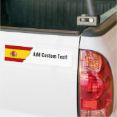 Vlag van Spanje Bumpersticker (Op Truck)