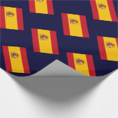 Vlag van Spanje Cadeaupapier (Hoek)