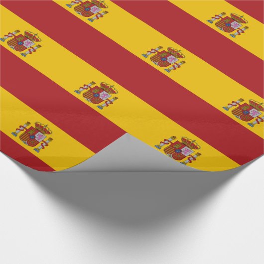 Vlag van Spanje Cadeaupapier (Hoek)