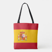 vlag van Spanje Draagtas (Achterkant)
