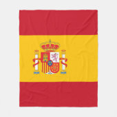 vlag van Spanje Fleece Deken (Voorkant)