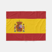 Vlag van Spanje Fleece Deken (Voorkant (Horizontaal))