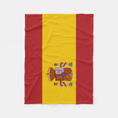 Vlag van Spanje Fleece Deken (Voorkant)