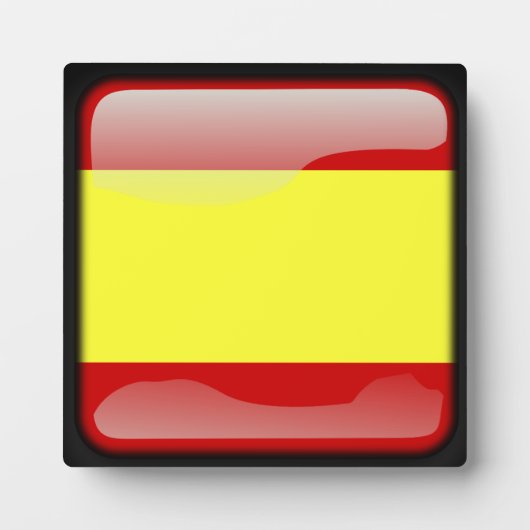 Vlag van Spanje Fotoplaat (Voorkant)