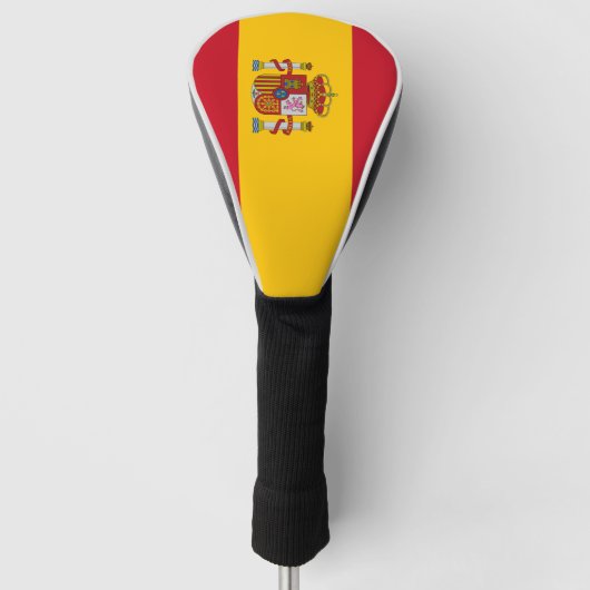 vlag van Spanje Golfheadcover (Voorkant)