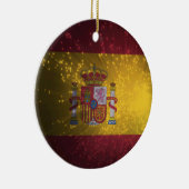Vlag van Spanje Keramisch Ornament (Rechts)