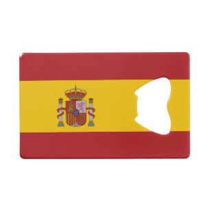 Vlag van Spanje Kredietkaart Flessenopener