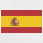Vlag van Spanje Labels (Design 1)