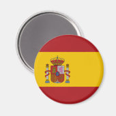 Vlag van Spanje Magneet (Voorkant / Achterkant)