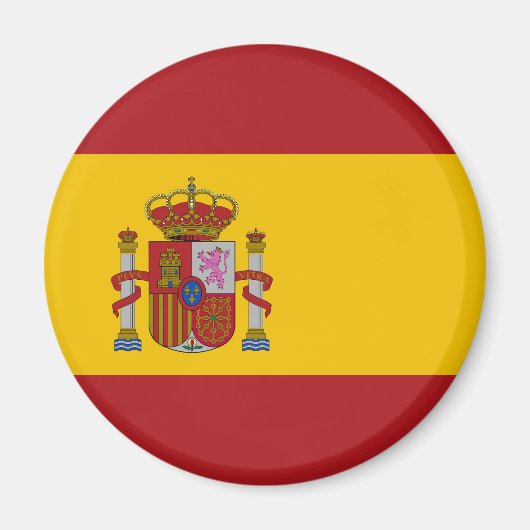 Vlag van Spanje Magneet (Voorkant)
