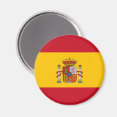 vlag van spanje magneet (Voorkant / Achterkant)