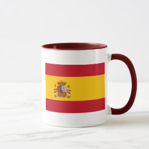 vlag van spanje mok