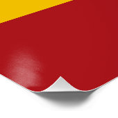 Vlag van Spanje Perfect Poster (Hoek)