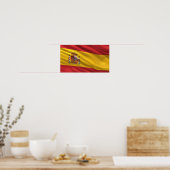 Vlag van Spanje Poster (Keuken)