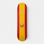 vlag van Spanje Skateboard (Voorkant)