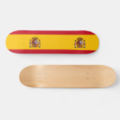 vlag van Spanje Skateboard (Horizontaal)