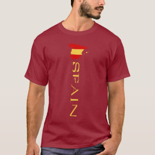 Vlag van Spanje Spaanse Vlag MAP T-shirt