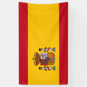 vlag van Spanje Spandoek (Verticaal)