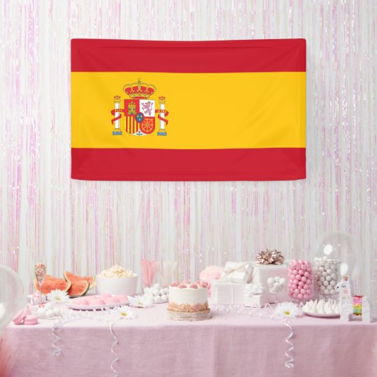 vlag van Spanje Spandoek (Feest)