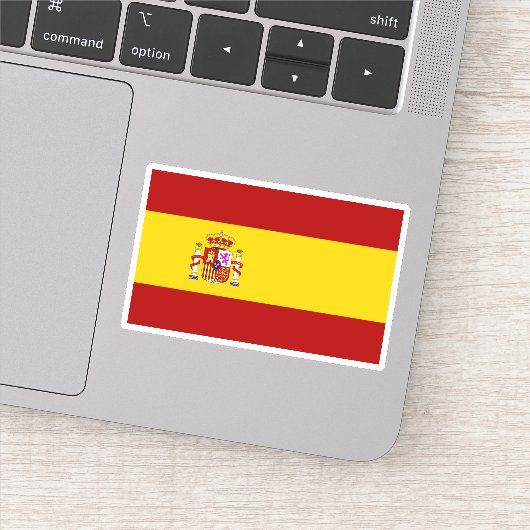 vlag van Spanje Sticker (Detail)
