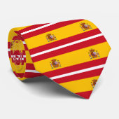 vlag van spanje stropdas (Opgerold)