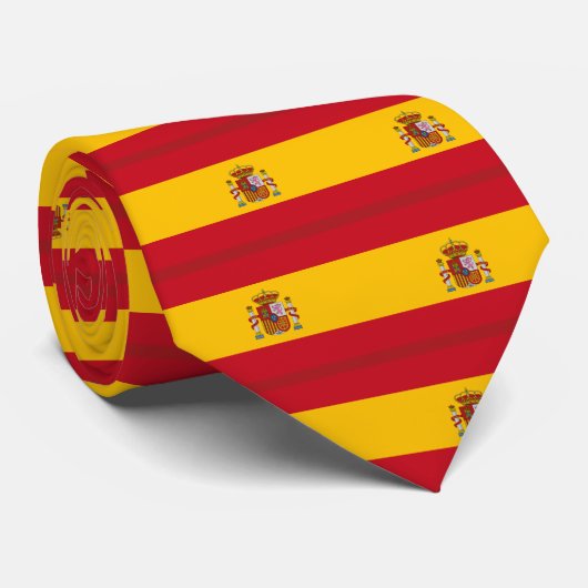 Vlag van Spanje Stropdas (Opgerold)