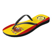 Vlag van Spanje Teenslippers (Schuin)
