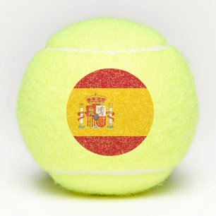 vlag van Spanje Tennisballen