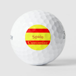 Vlag van Spanje Thunder_Cove Golfballen