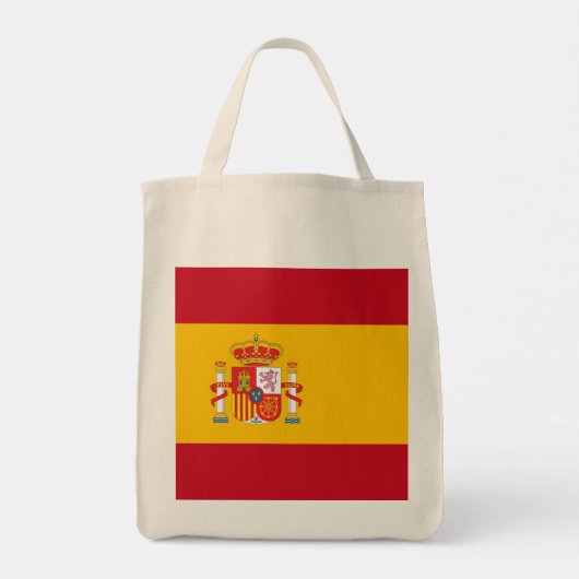 vlag van Spanje Tote Bag (Achterkant)