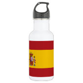 Vlag van Spanje Waterfles (Voorkant)