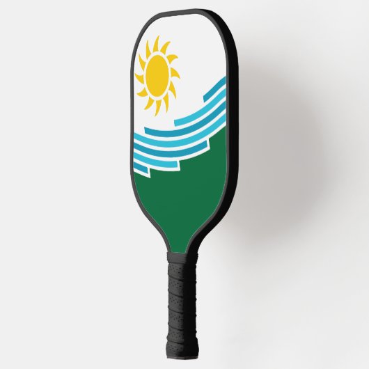 Vlag van Spokane, Washington Pickleball Paddle (Links)
