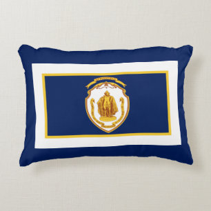 Vlag van Springfield, Massachusetts Accent Kussen