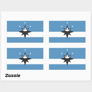 Vlag van Springfield, Missouri Rechthoekige Sticker